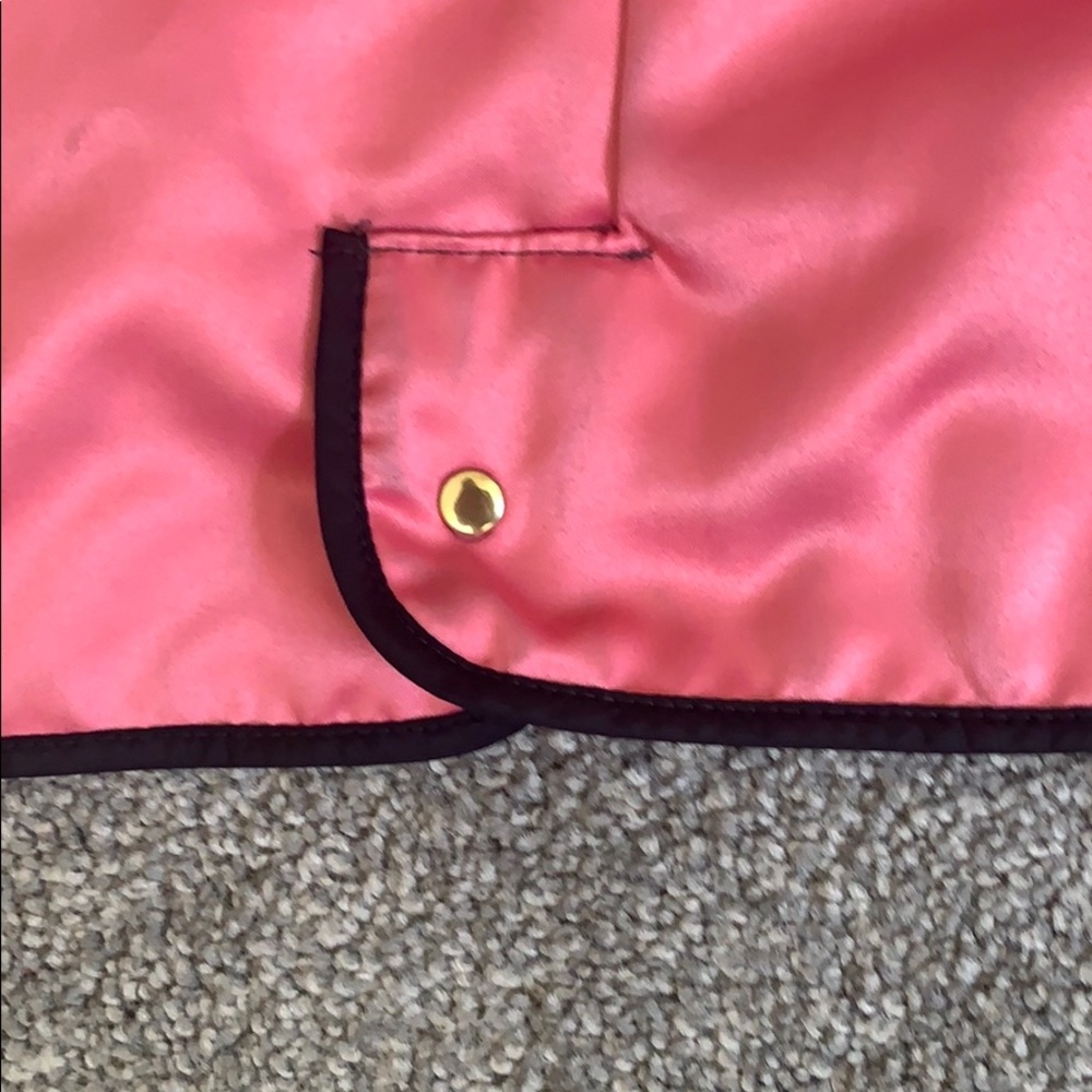 Coach. Black Outside Pink Inside Quilted Jacket - Picture 5 of 6